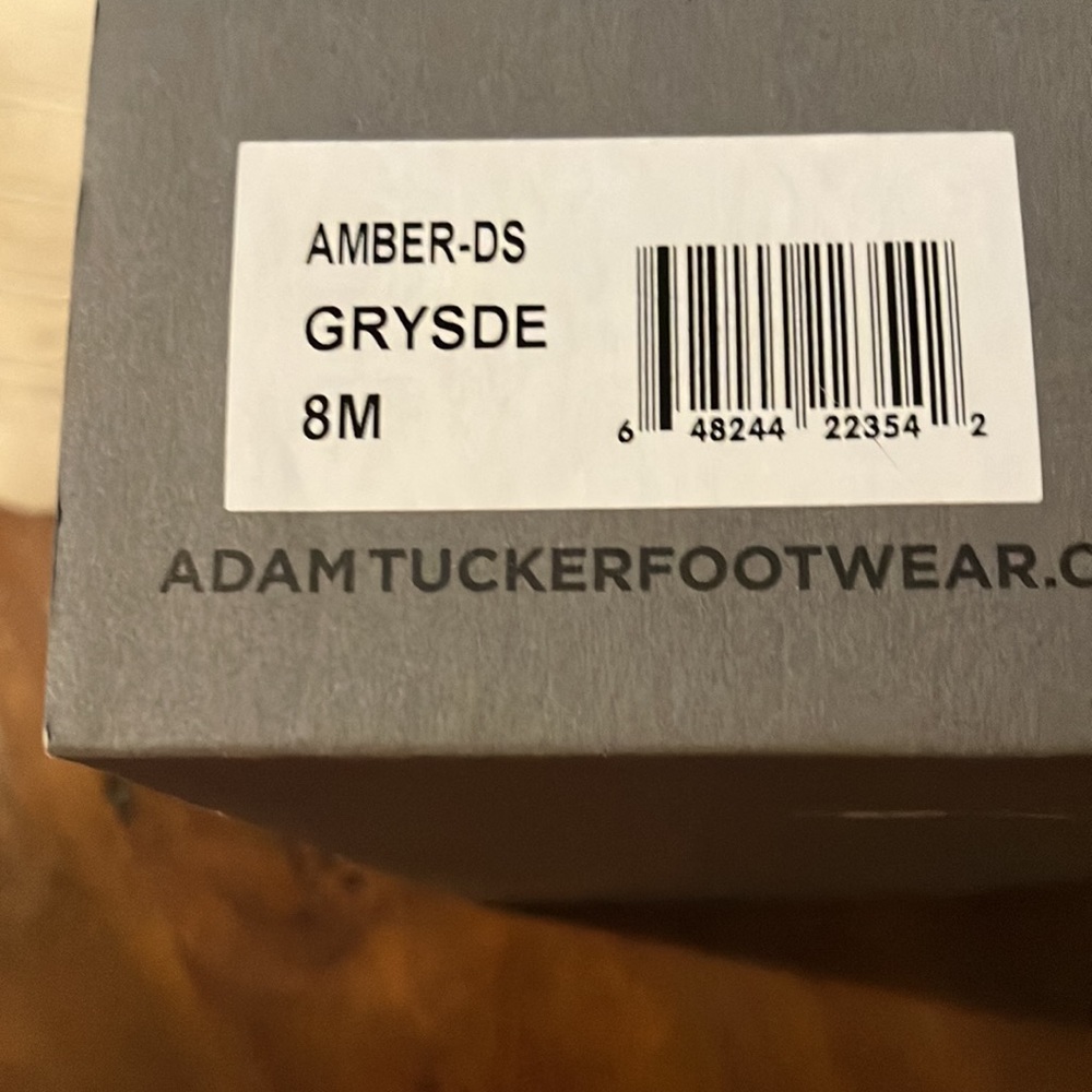 Adam Tucker gray suede slip ons excellent condition worn once - Picture 6 of 6